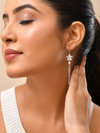 Elysian Bloom Tassel Earrings