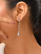 Luna Link Drop Earrings