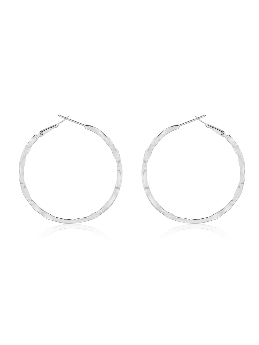 Aurora Textured Hoop Earrings