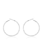 Aurora Textured Hoop Earrings