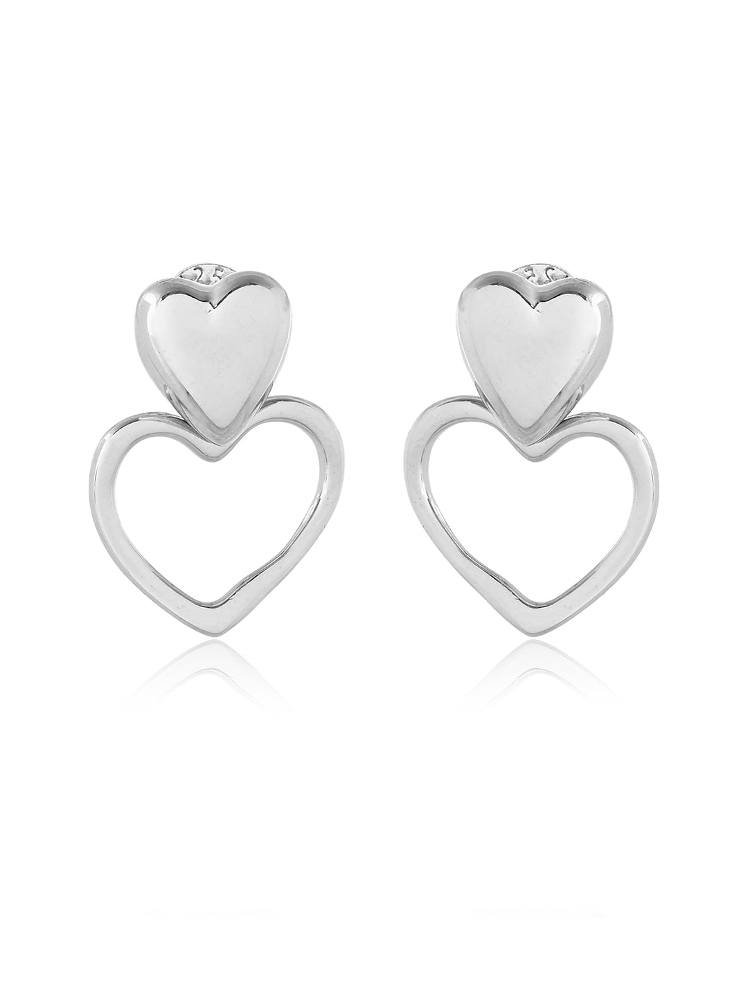 Amara Double Heart Earrings