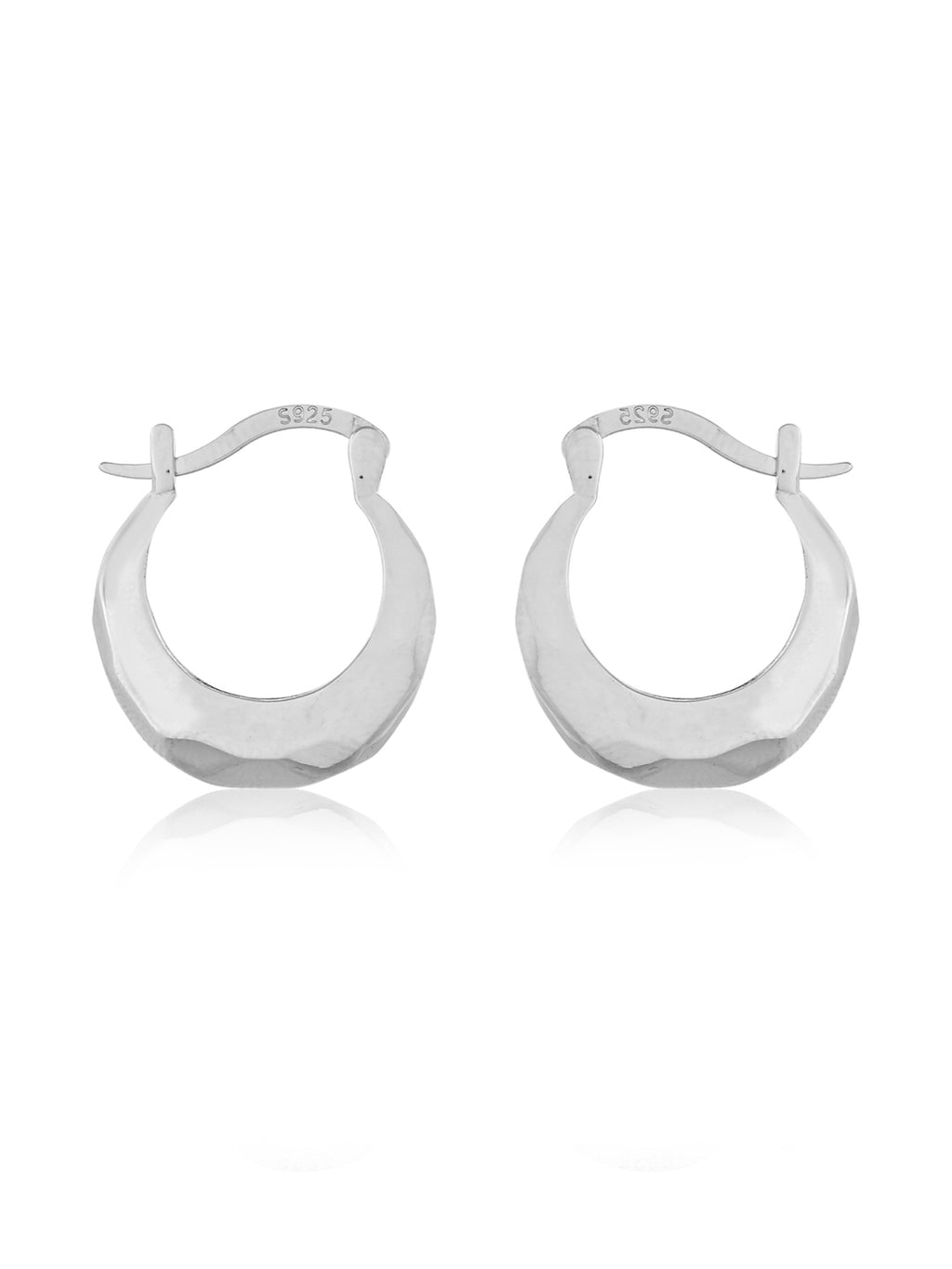 Luna Wave Hoop Earrings