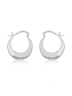 Luna Wave Hoop Earrings
