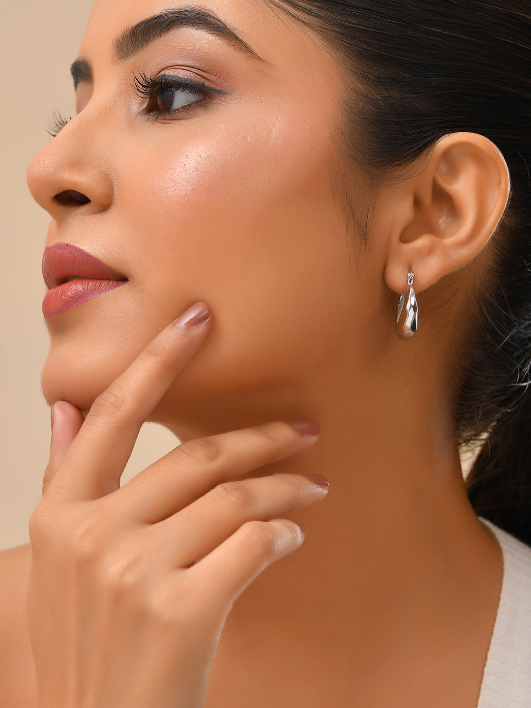 Luna Wave Hoop Earrings