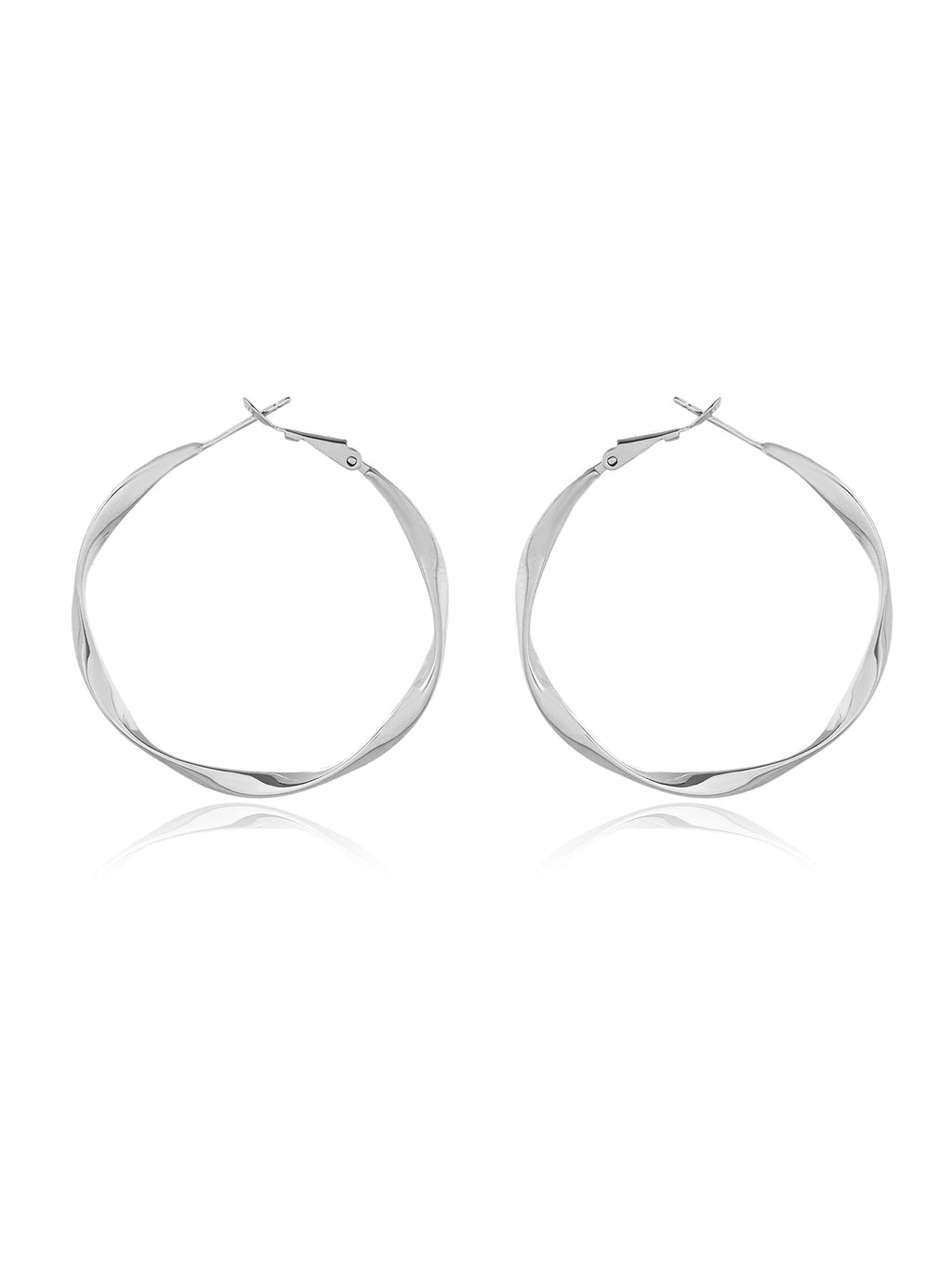 Twilight Twist Hoop Earrings