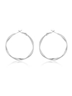 Twilight Twist Hoop Earrings