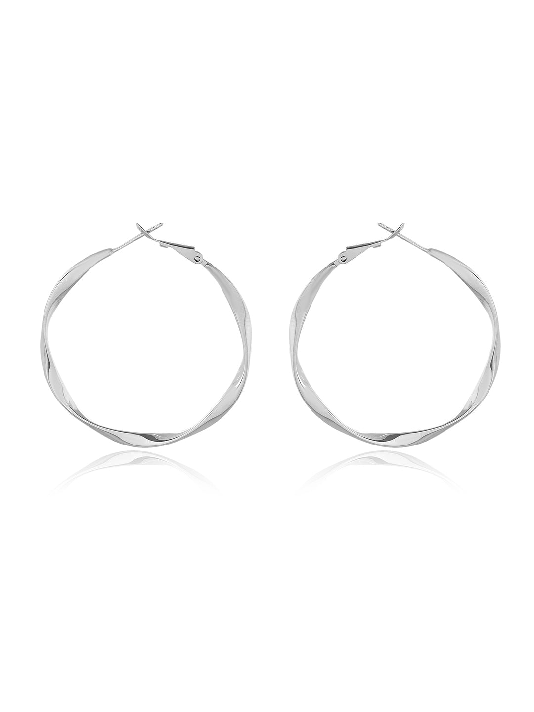 Twilight Twist Hoop Earrings