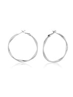 Twilight Twist Hoop Earrings