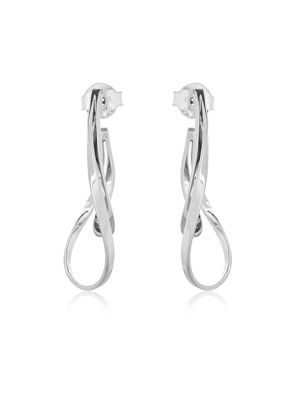 Eterna Twist Hoop Earrings