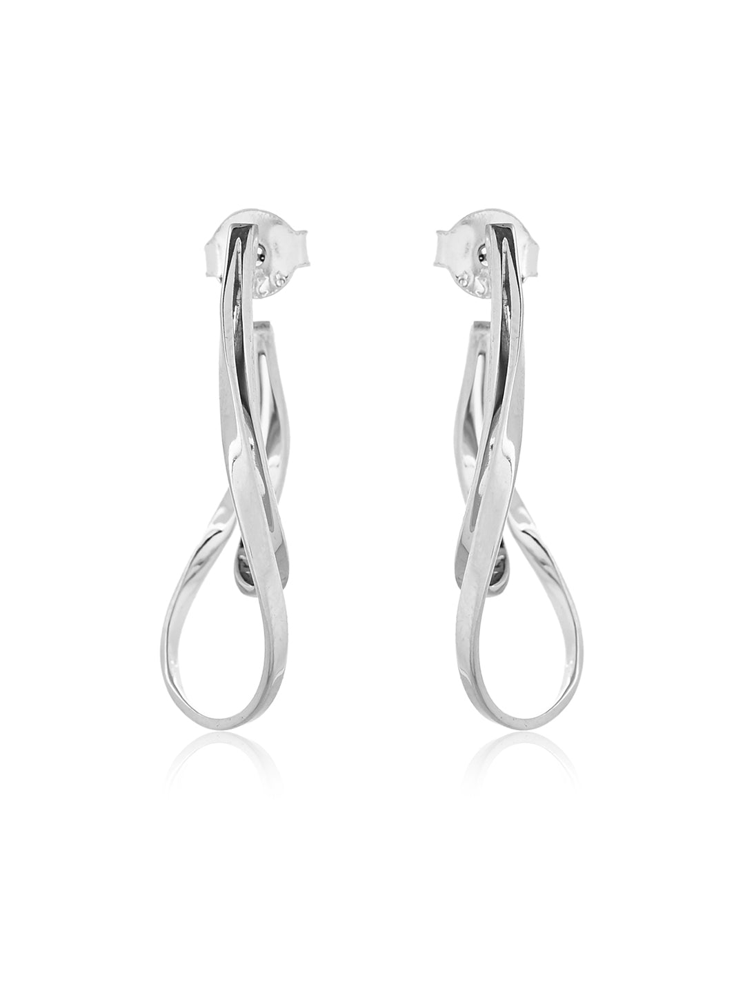 Eterna Twist Hoop Earrings
