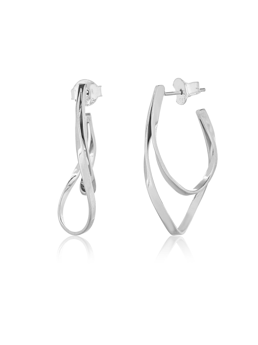 Eterna Twist Hoop Earrings