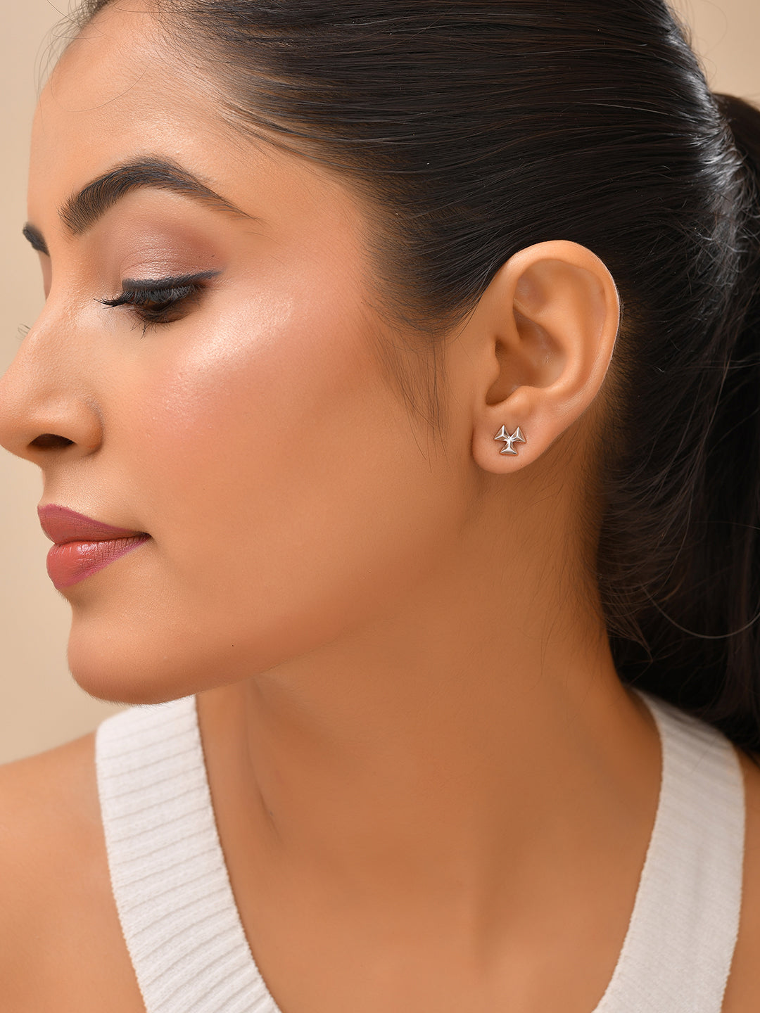 Origami Star Earrings