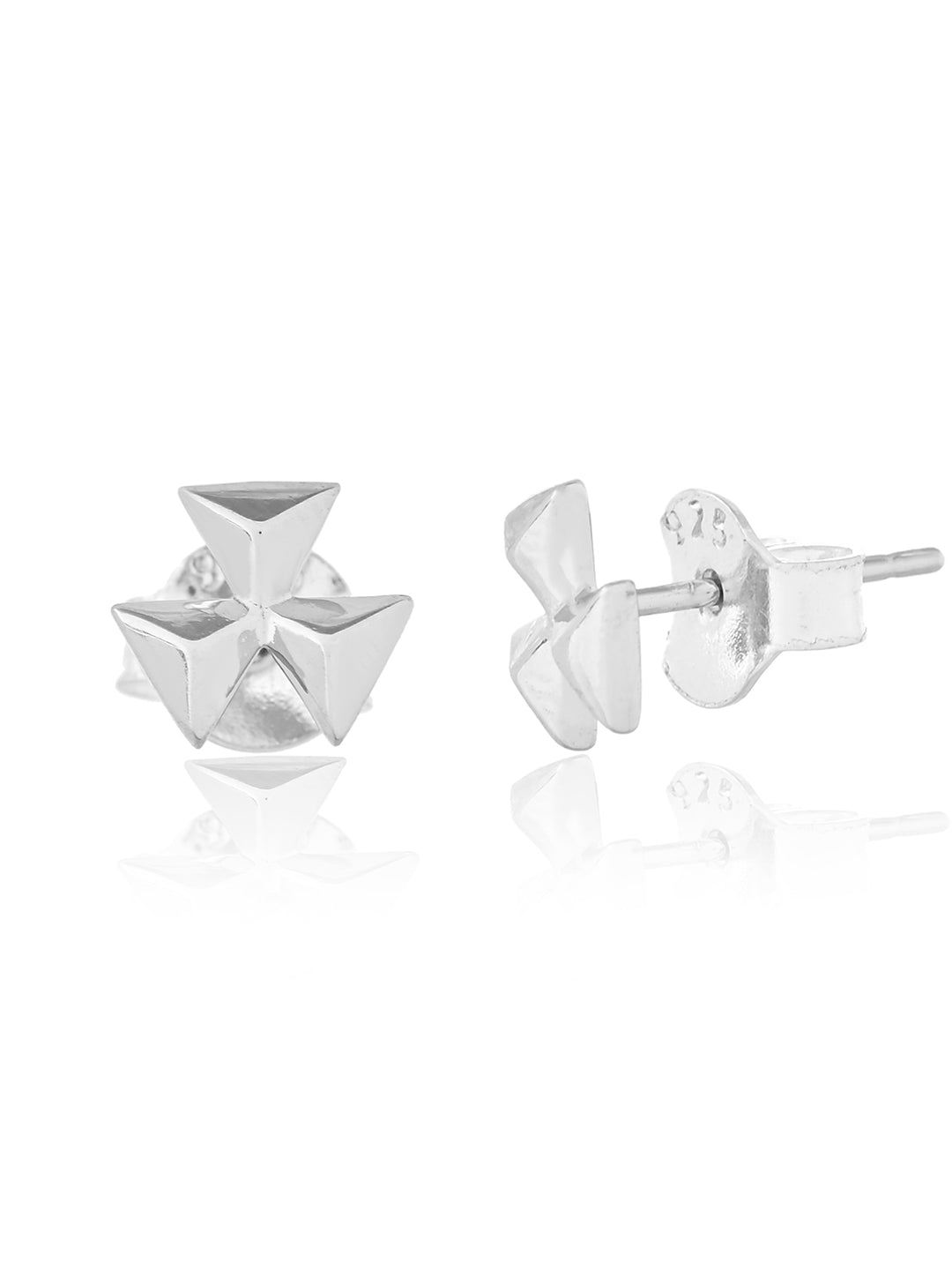 Origami Star Earrings