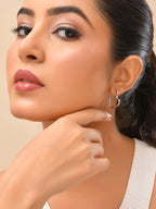 Amora Heart Hoop Earrings