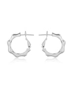 Aurora Wave Hoop Earrings