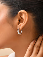 Aurora Wave Hoop Earrings