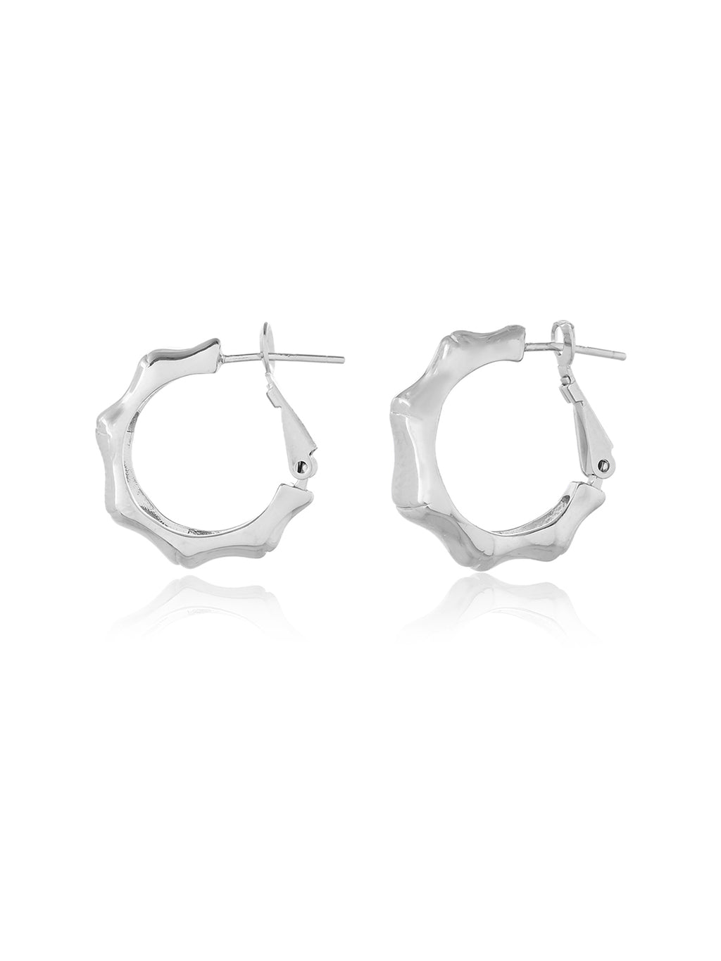 Aurora Wave Hoop Earrings
