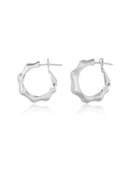 Aurora Wave Hoop Earrings