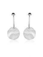Luna Disc Drop Earrings