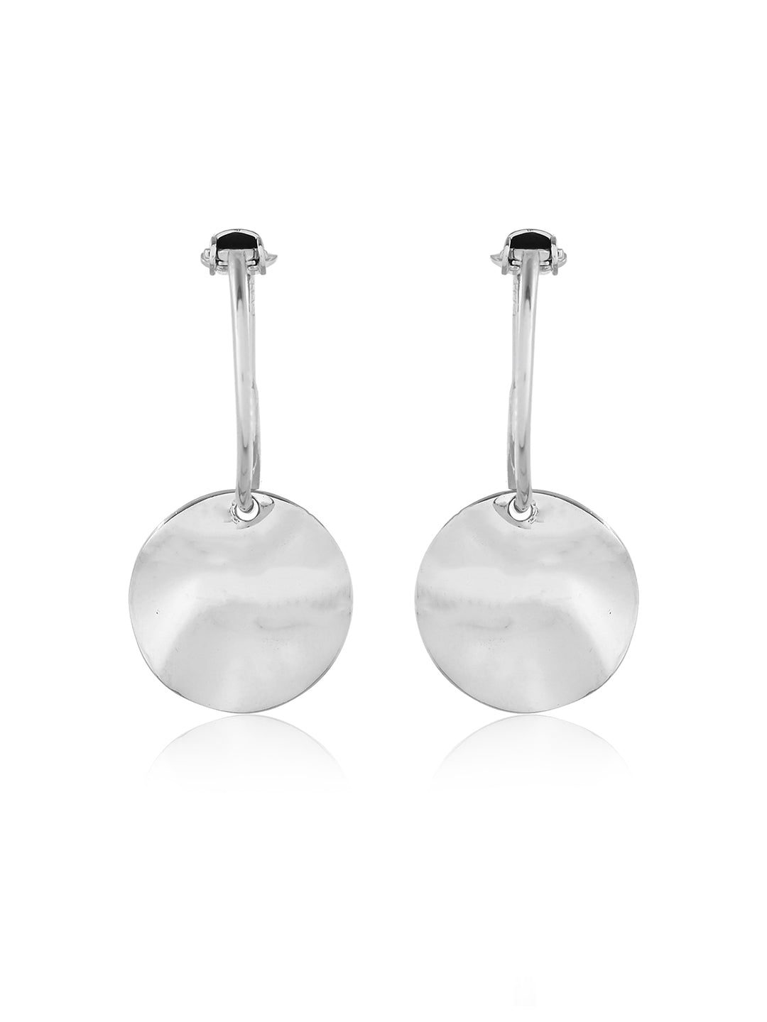 Luna Disc Drop Earrings
