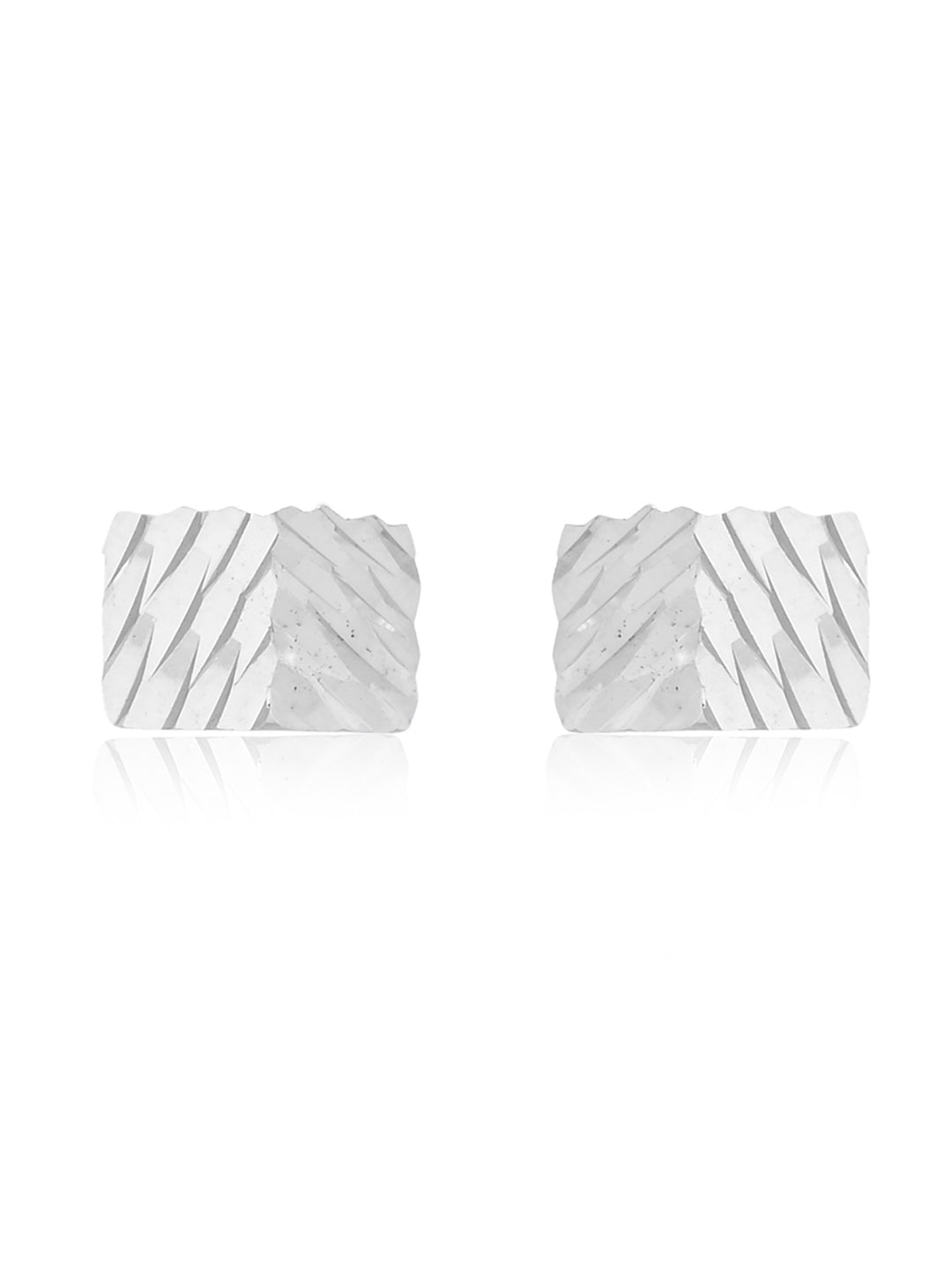 Textured Cube Earrings