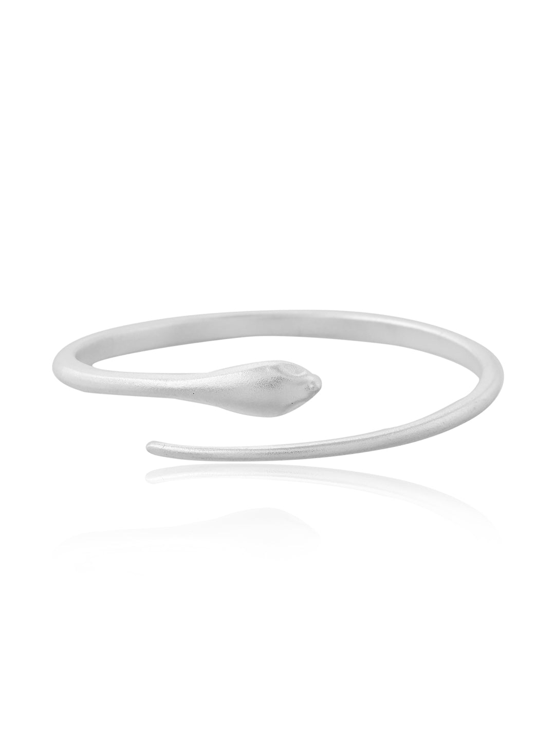 Serpentine Silver Bracelet