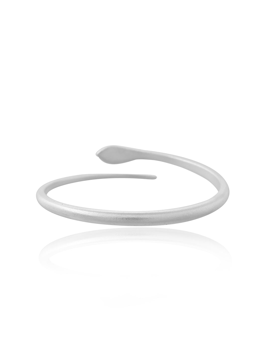 Serpentine Silver Bracelet