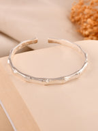 Bamboo Silver Cuff