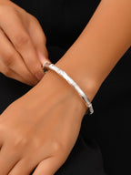 Bamboo Silver Cuff