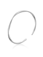 Silver Flow Twist Cuff