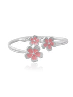 Sakura Silver Bangle