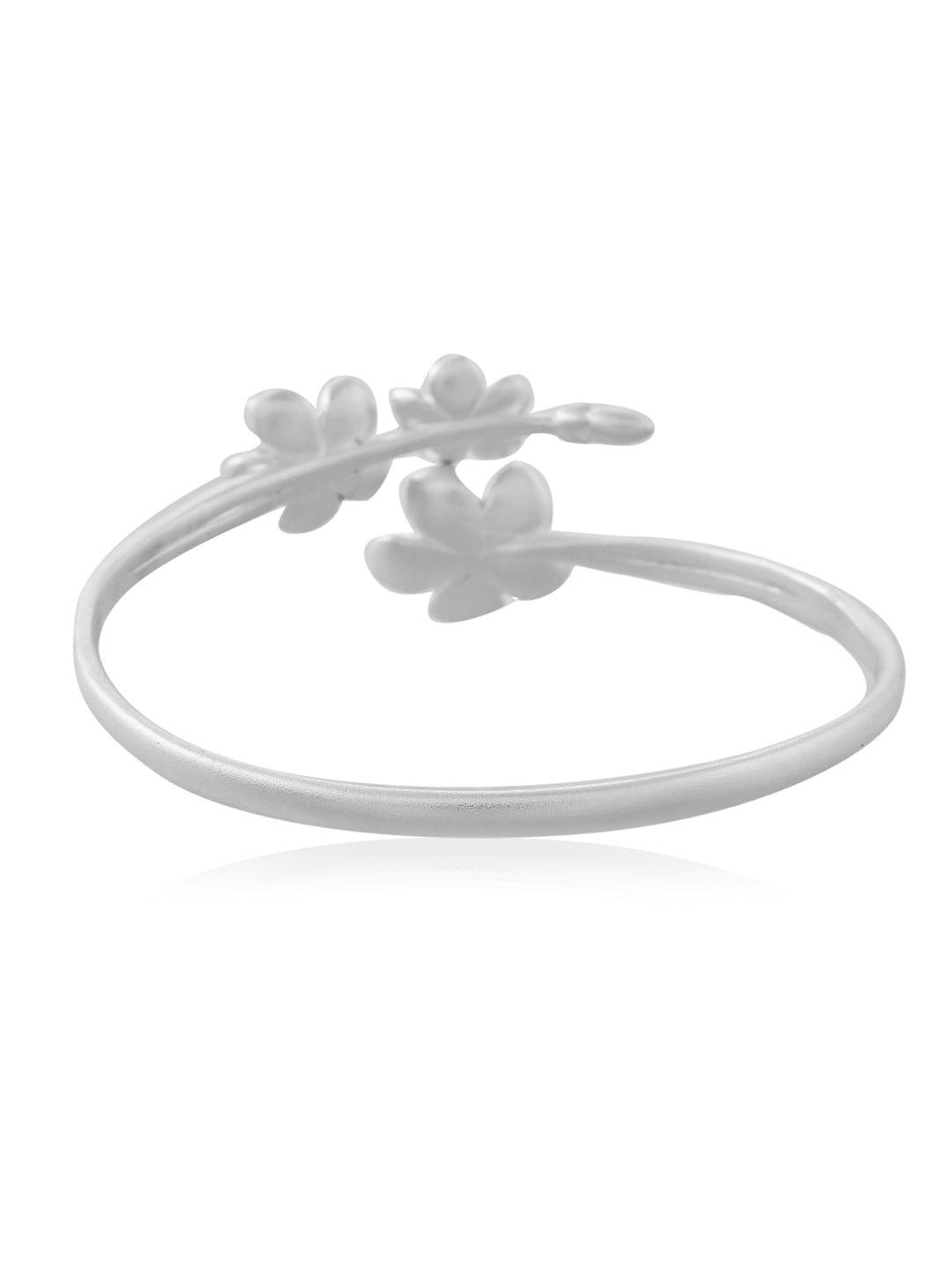 Sakura Silver Bangle