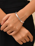 Stellar Silver Bangle
