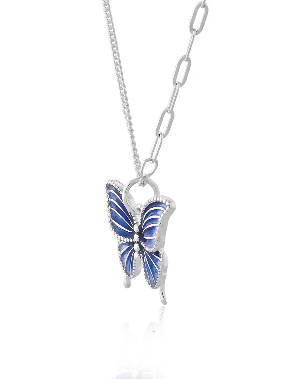 Celestia Blue Butterfly Necklace