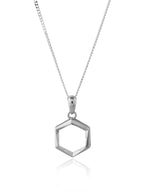 Geometric Hexagon Necklace