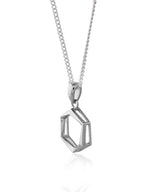 Geometric Hexagon Necklace