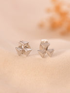 Origami Star Earrings
