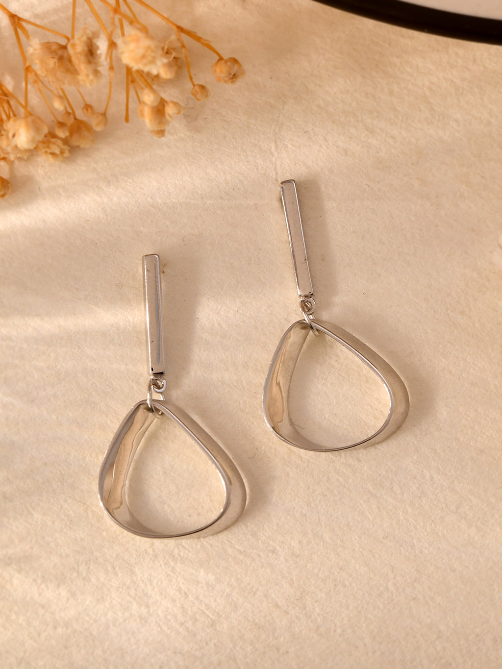 Solace Geo Drop Earrings