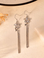 Elysian Bloom Tassel Earrings