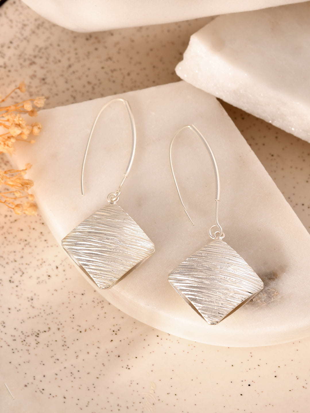 Solara Geo Drop Earrings